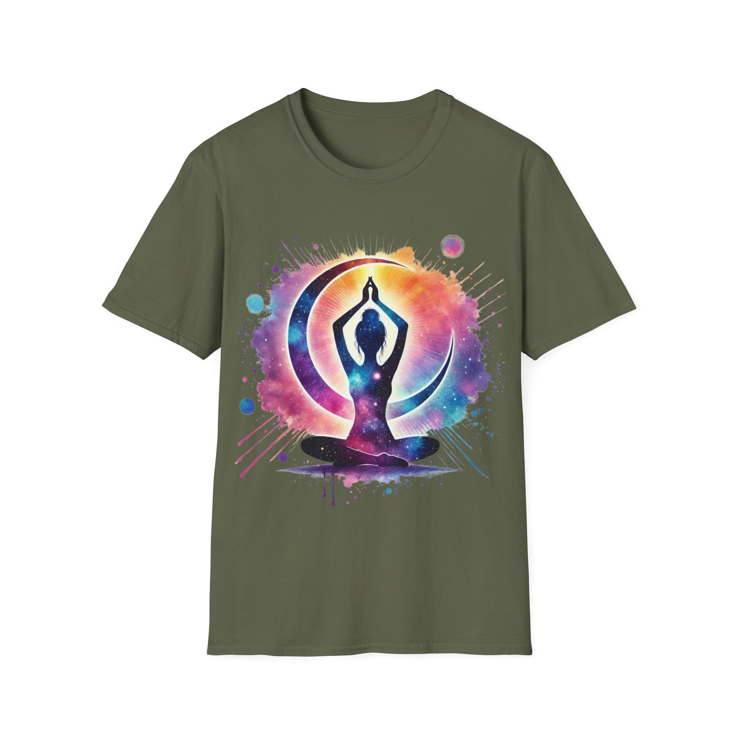 Yoga Silhouette - Soft Style T-Shirt