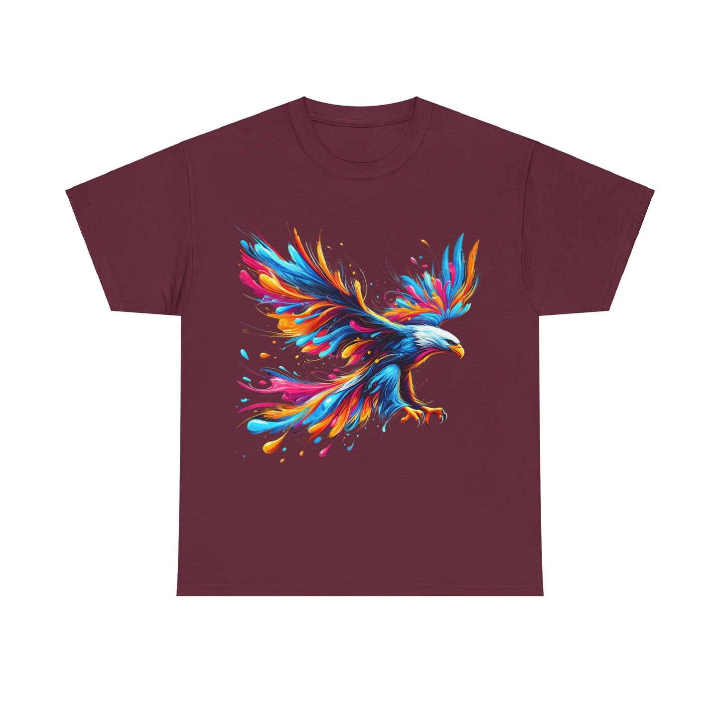 Colour Splash Eagle  - Heavy Cotton Tee