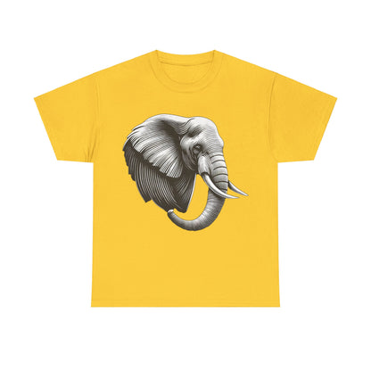 Elephant B&W - Heavy Cotton Tee